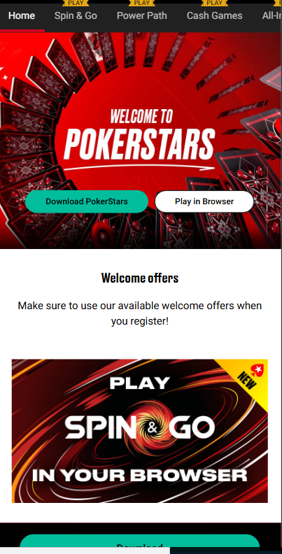PokerStars — mobile